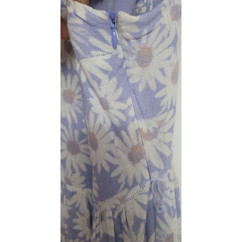 PAIGE Tolucah Floral Maxi Sundress XS Blue / White - Picture 3 of 5